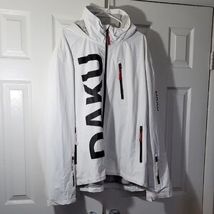 NWOT White Ski & Snowboard Jacket with Black Accents